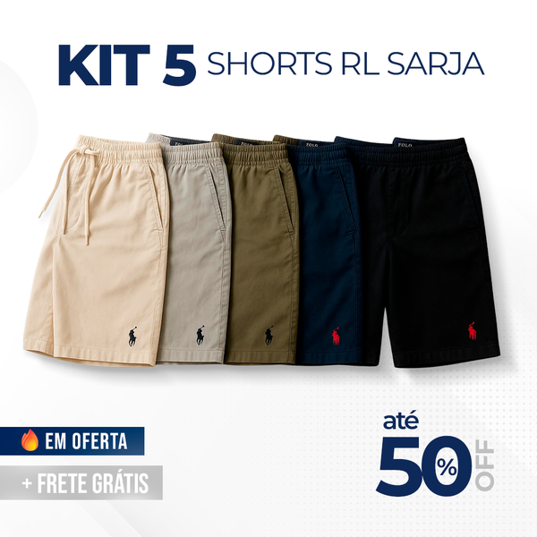 Bermuda em Sarja Polo RL [COMPRE 3 & LEVE 5]